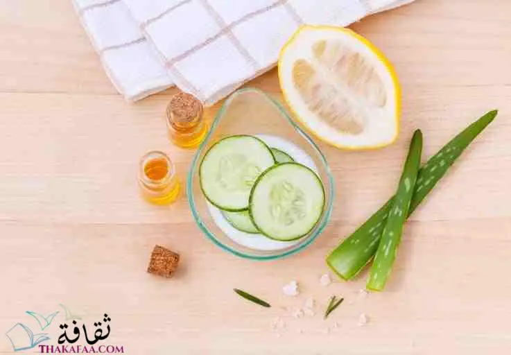 مكونات ماسك لتفتيح الوجه والرقبة
