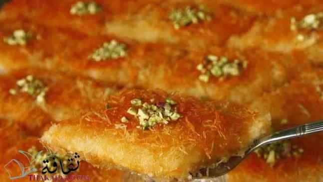 طريقة عمل الكنافة النابلسية بالقشطة لذيذة-ثقافة.كوم