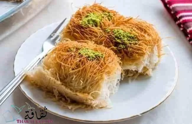 طريقة عمل الكنافة بالقشطة