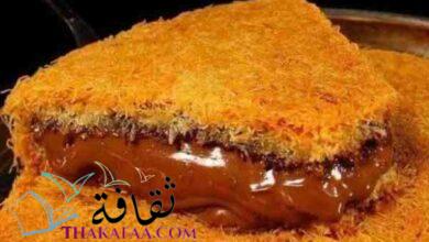 طريقة عمل الكنافة بالنوتيلا ب5 خطوات في المنزل طريقة عمل الكنافة بالنوتيلا ب5 خطوات في المنزل