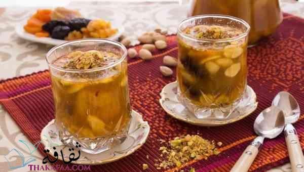 مشروب الخوشاف - مشروبات رمضان و عصائر رمضانية