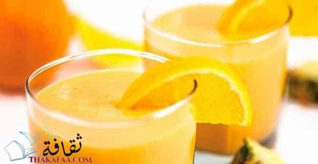 مشروبات رمضان و عصائر رمضانية-مشروب البرتقال والأناناس