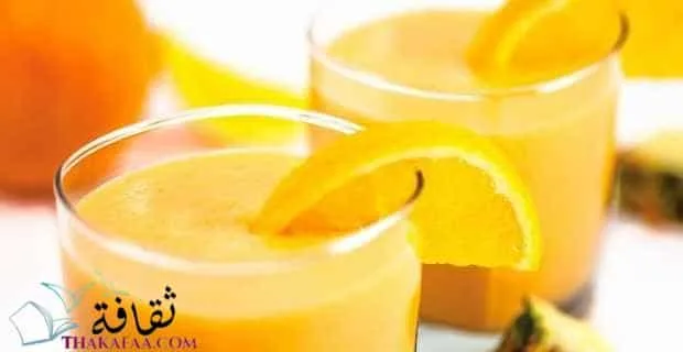 مشروبات رمضان و عصائر رمضانية-مشروب البرتقال والأناناس