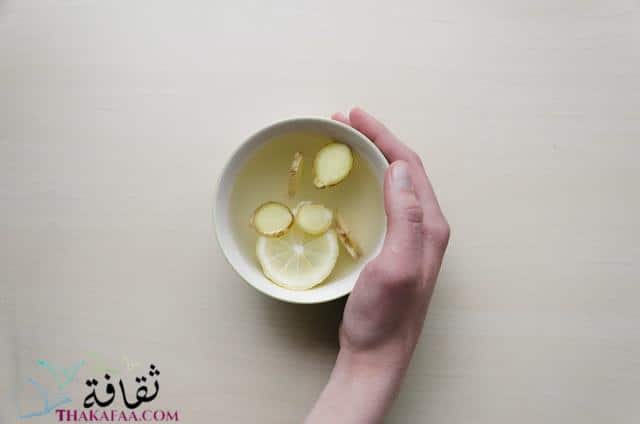 مشروبات رمضان و عصائر رمضانية-مشروب الزنجبيل بالليمون