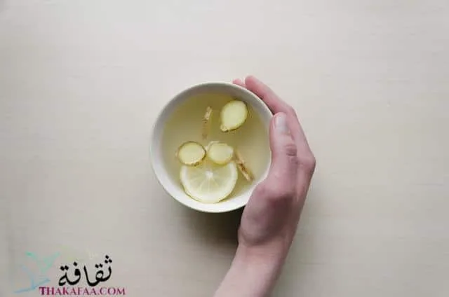 مشروبات رمضان و عصائر رمضانية-مشروب الزنجبيل بالليمون