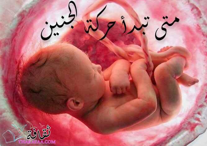 متى تبدأ حركة الجنين وكيف تشعر الحامل بحركته متى تبدأ حركة الجنين وكيف تشعر الحامل بحركته