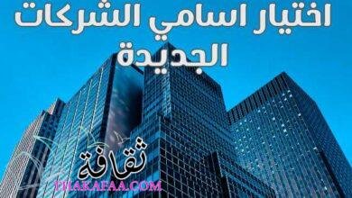 اقتراح اسماء شركات جديدة وجميلة ومميزة تصلح لجميع المجالات اقتراح اسماء شركات جديدة وجميلة ومميزة تصلح لجميع المجالات