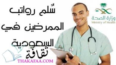 سلم رواتب الممرضين في السعودية 1443 وتصنيفها حسب الخبرة سلم رواتب الممرضين في السعودية 1443 وتصنيفها حسب الخبرة