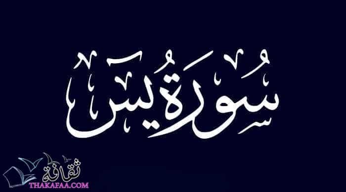 سورة ياسين مكتوبة كاملة بالتشكيل ودعاء سورة يس سورة ياسين مكتوبة كاملة بالتشكيل ودعاء سورة يس