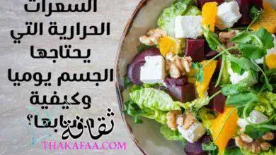 كم السعرات الحرارية التي يحتاجها الجسم يوميا وكيف أحسبها؟