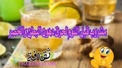 افضل مشروب لحرق دهون البطن والخصر مشروبات قبل النوم 2023