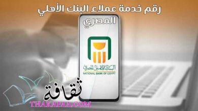 رقم خدمة عملاء البنك الأهلي المصري وجميع الارقام التابعة 2023