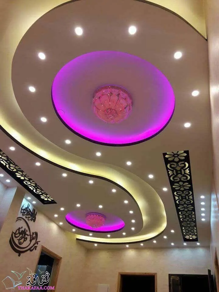 ديكورات جبس اسقف راقيه حديثة