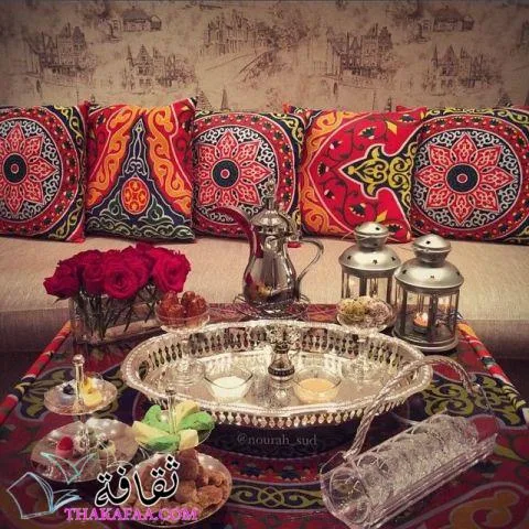 الكوشنز أو الوسائد الصغيرة من ديكورات رمضان