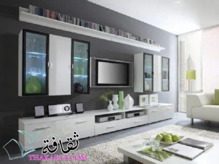 مزايا الديكور الخشبي المعلق للتلفزيون ,ديكورات خشب للتلفزيون المعلق