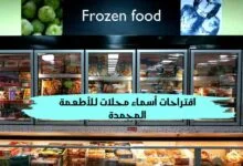 + 421 اقتراحات أسماء محلات للأطعمة المجمدة جذابة + 421 اقتراحات أسماء محلات للأطعمة المجمدة جذابة