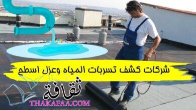 افضل شركات كشف تسربات المياه وعزل اسطح افضل شركات كشف تسربات المياه وعزل اسطح