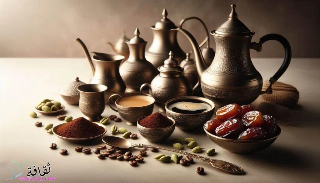 طريقة عمل القهوة العربي: المكونات الأساسية